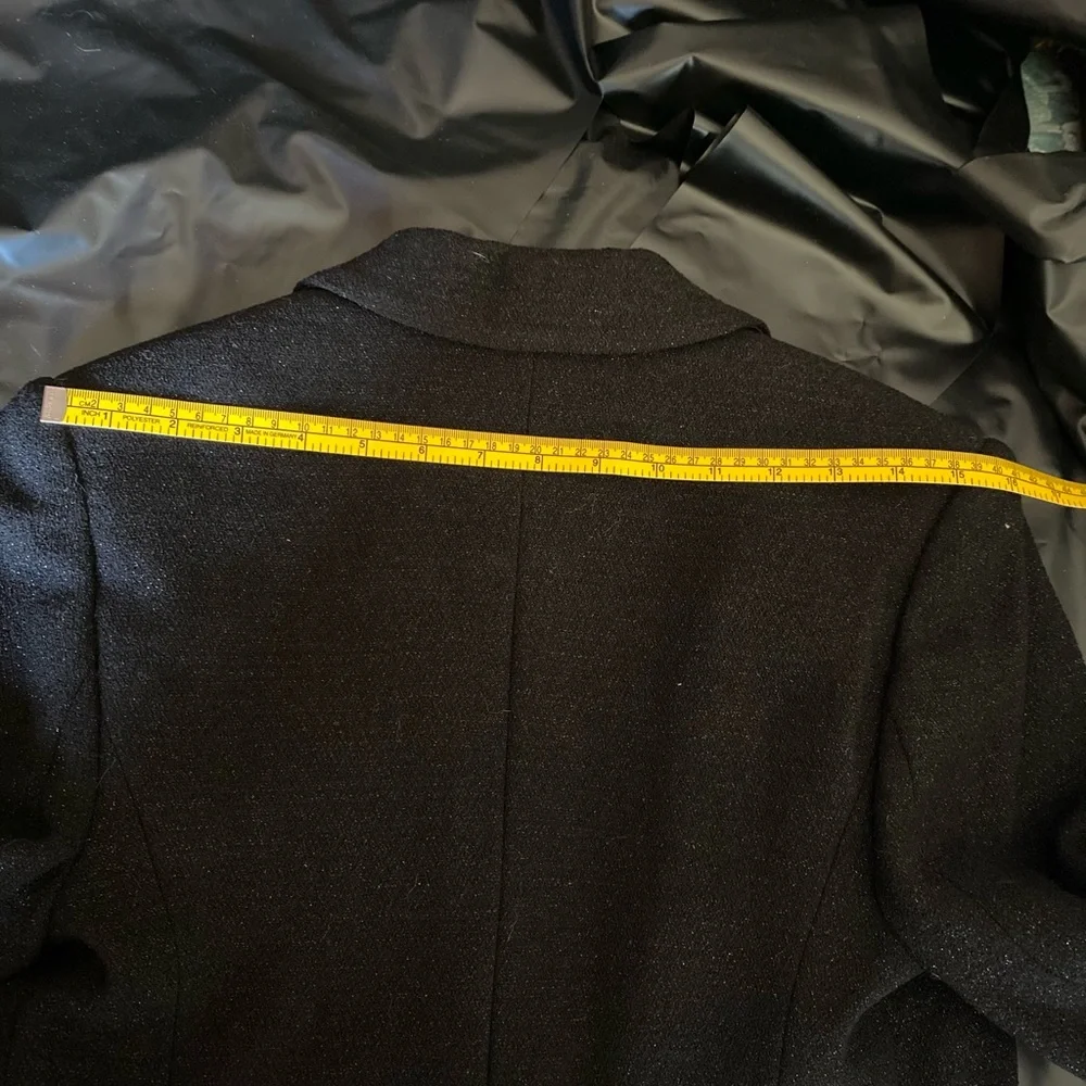 RARE Chanel 05P Shimmer Blazer Crystal CC Chain Link Button Jacket Black